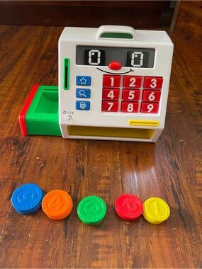Multicolor animated Kids Learning Cash Register Toy